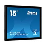 Iiyama ProLite TF1534MC-B7X Monitor PC 38,1 cm (15") 1024 x 768 Pixel XGA LED Touch screen Multi utente Nero