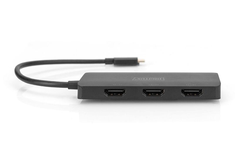 Video-Hub-3-Porte-Mst--Usb-C-->-3X-Hdmi-