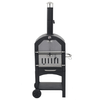 vidaXL-Forno-Pizza-Esterno-a-Carbonella-con-Pietra-Refrattaria