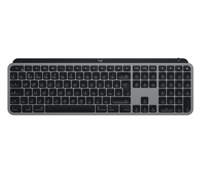 Logitech-MX-Keys-f--Mac-tastiera-RF-senza-fili---Bluetooth-QWERTZ-Tedesco-Grigio