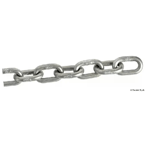 Catena Catena Zincata Calibrata Ø8mm x 100m Cod 01.373.08-100 Implementata per applicazioni di sollevamento e ancoraggio versatili