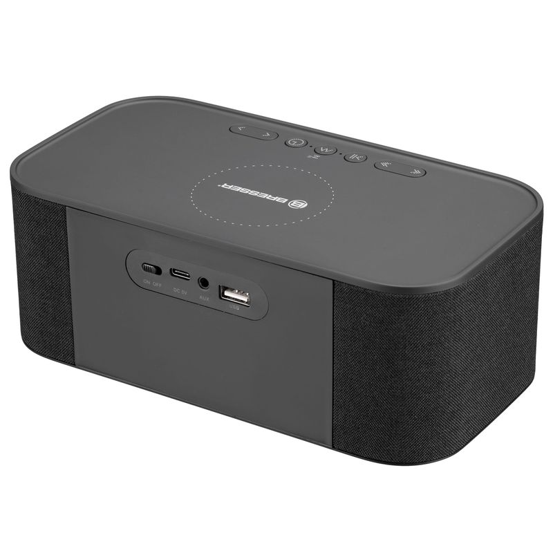 Explore-Scientific-BCC1001--Orologio-Bluetooth-con-Ricarica-Wireless