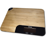 Tagliere Jocca Bamboo con Bilancia - Misure: 350 x 260 x 25 mm - Funzione Tara e Spegnimento Automatico - Max. 15 kg