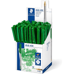 Penna a sfera Staedtler Stick 430 con cappuccio - Punta 035 mm - Inchiostro indelebile - Colore verde