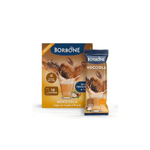 Caffe-BORBONE-10-bustine-solubile-per-sistema-a-cialde-nocciola