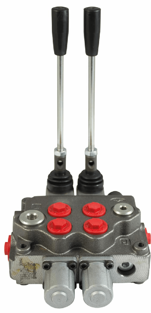 Distributore oleodinamico Walvoil SD11 con 2 leve doppio effetto - 70L Confezione da 1pz