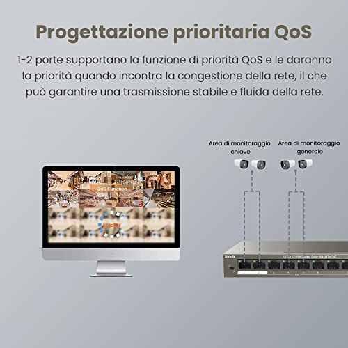 Switch-PoE-Ethernet-Tenda-10-Porte-10-100-Mbps