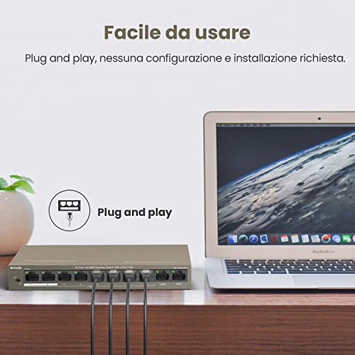 Switch-PoE-Ethernet-Tenda-10-Porte-10-100-Mbps