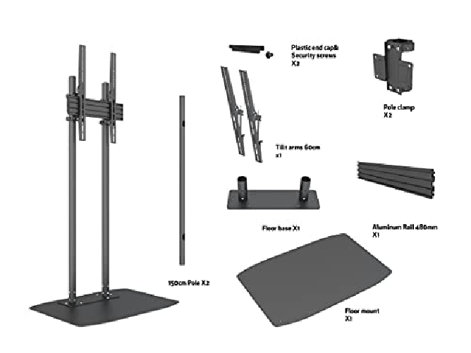 Supporto-per-Display-Espositivi-ITB-Solution-229-m-Nero
