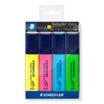 Staedtler STAEDTLELER TEXTSURFER CLASSE CLASSIC 364 PACCHETTO DI 4 MARKER FLUORECENT - ESCENZA FAST - Scatta 1