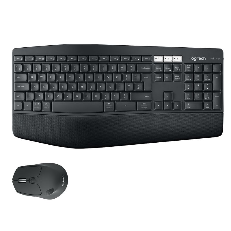 Logitech-MK850-Performance-tastiera-Mouse-incluso-RF-senza-fili---Bluetooth-QWERTZ-Tedesco-Nero