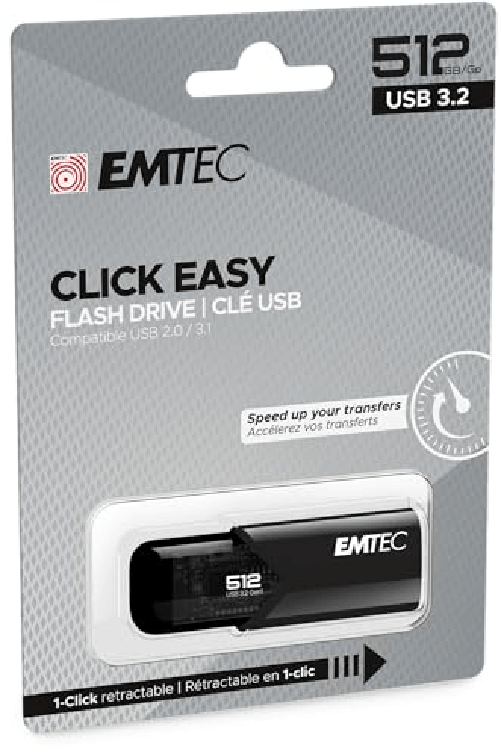 PEN-DRIVE-EMTEC-512GB-B110-USB-3.2---CLICK-EASY-BLACK