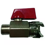 Hu-Firma Rubinetti Aria Compressa Media Portata 2 Pz. 1-4 M