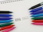 PILOT-PENNA-SFERA-A-SCATTO-FRIXIONball-CLICKER-05mm-ROSSO-PILOT-Composto-da-12