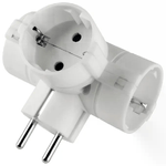 Poly-Pool-PP2350-adattatore-per-presa-di-corrente-Tipo-C--Europlug--Bianco
