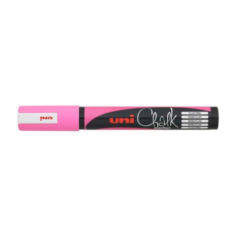 UNI-MITSUBISHI-Marcatore-a-gesso-liquido-UNI-CHALK-p.tonda-rosa-fluo-UNI-MITSUBISHI