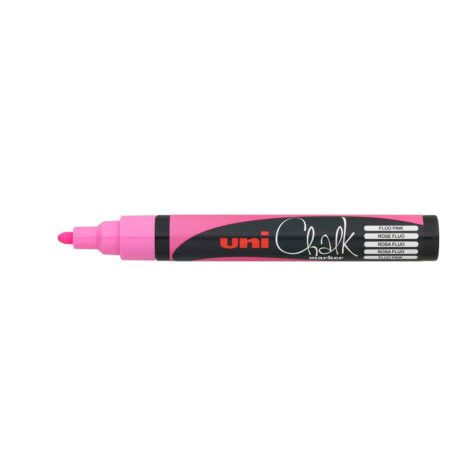 UNI-MITSUBISHI-Marcatore-a-gesso-liquido-UNI-CHALK-p.tonda-rosa-fluo-UNI-MITSUBISHI