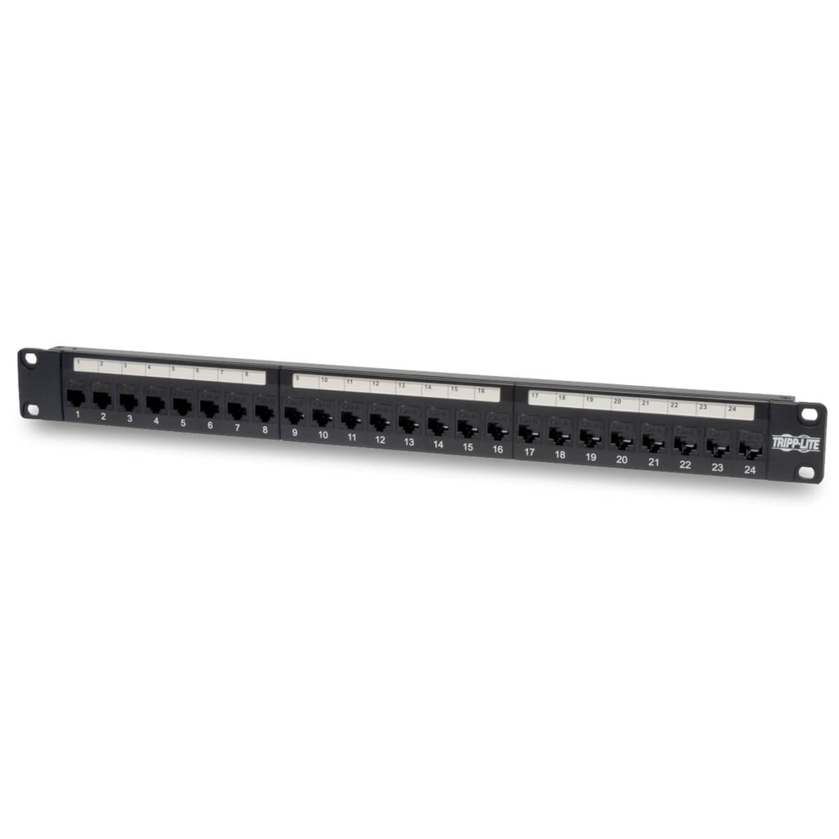 Eaton Tripp Lite 24-Port 1U Rack-Mount Cat6 Patch Panel