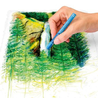 Staedtleler-Crayones-WaterAbles-223-Pacchetto-di-12-penne-in-cera---Facile-da-miscelare---ESTREMAMENTE-OPACA---Colori-as