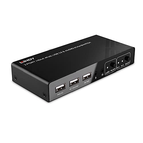 LINDY-32809-Switch-KVM-HDMI-4K60-con-USB-2.0