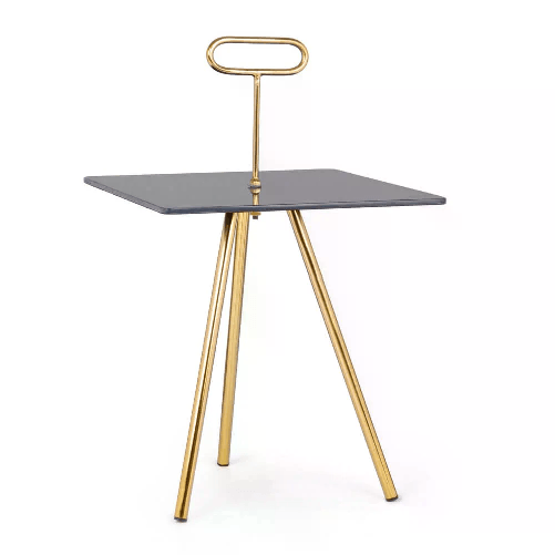 Tavolino piano in vetro 40X40 - KALEB