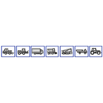 Lampeggiante a LED 12-24V base magnetica con 16 led da 3W Confezione da 1pz