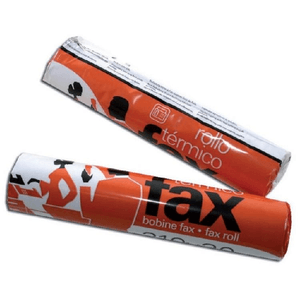 Rotolo di fabrisa di carta termica per fax - Misure 210x30x12 mmm