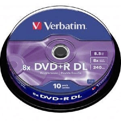 Verbatim-DVD-R-Double-Layer-8x-85-GB--Tarrina-10-unita-