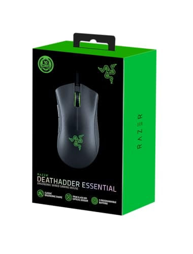Razer-DeathAdder-Essential---Mouse-da-Gioco-Ergonomico-con-Sensore-Ottico-6400-DPI