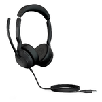 Jabra 25089-989-999 cuffia e auricolare Cablato A Padiglione Ufficio USB tipo A Nero