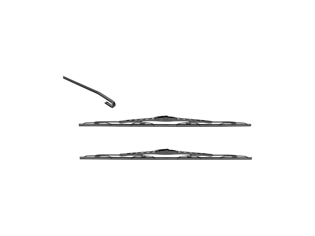 VALEO Silencio Tergicristalli VF366 Kit di Spazzole tergicristallo originali Flat Blade ad Alte Prestazioni, Maggior Visibilità su Strada 550mm /550mm Anteriore Confezione da 2 574466