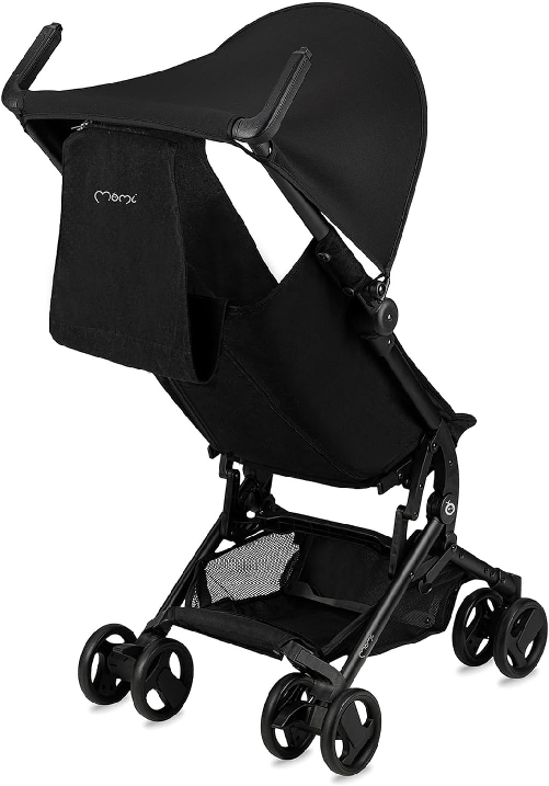 MoMi-Passeggino-Pocket-Pieghevole-Trasportabile-a-Zaino-GRACE-BLACK