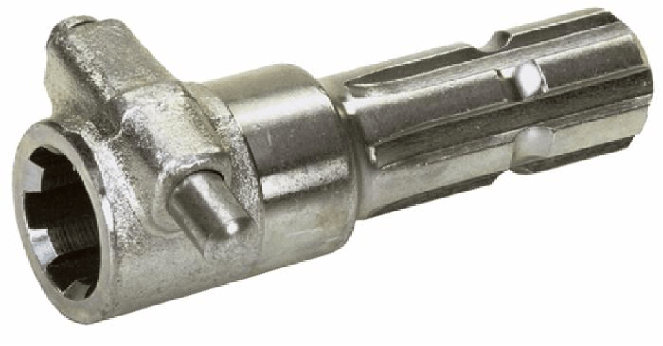 Riduzione per presa di forza 1"3/8 con 6 scanalature con pulsante Confezione da 1pz