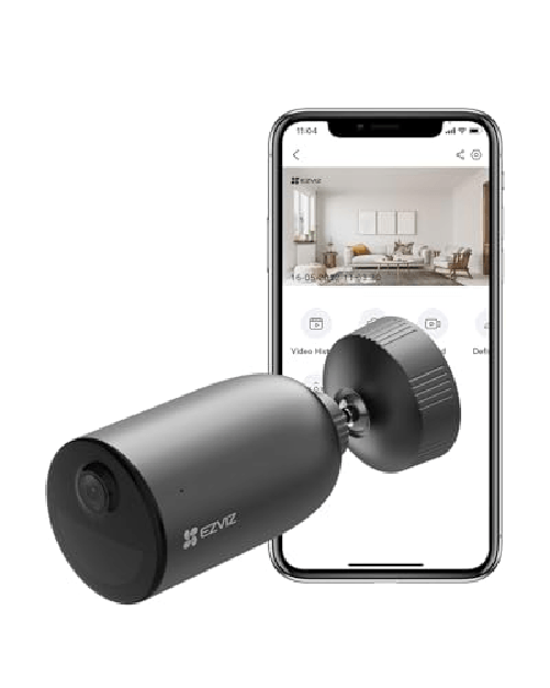 Ezviz EB3  2K  Videocamera autonoma alimentata a batteria per Domotica Telecamera di Sorveglianza a Batteria