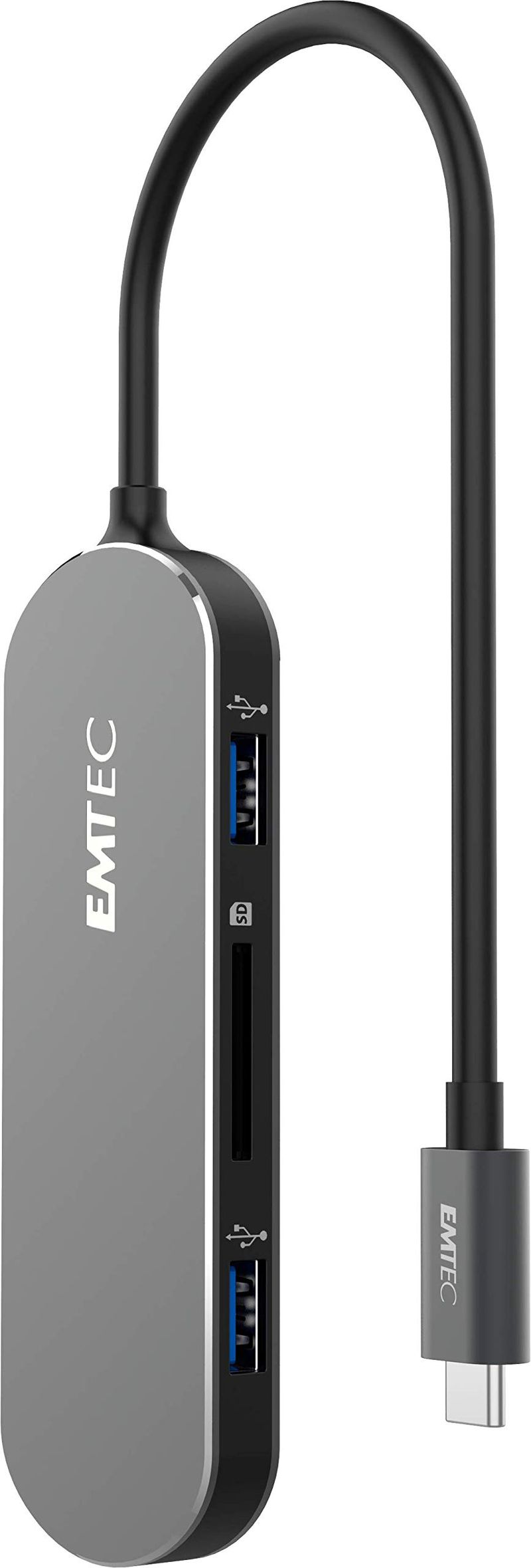 EMTEC-T650C-Hub-USB-Type-C-3.2-Gen-1---Nero