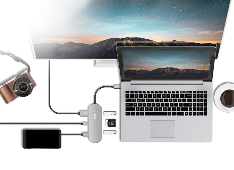 EMTEC-T650C-Hub-USB-Type-C-3.2-Gen-1---Nero