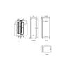Armadio-42-Unita -linea-professionale--A-2020-X--L-600-X--P-800-mm.-Colore-nero-RAL9005