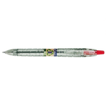 Pilot B2P Ecoball Penna a Sfera Retrattile BeGreen - Punta Rotonda 1mm - Linea 0.27mm - 86.64% Plastica Riciclata - Ricaricabile - Colore Rosso