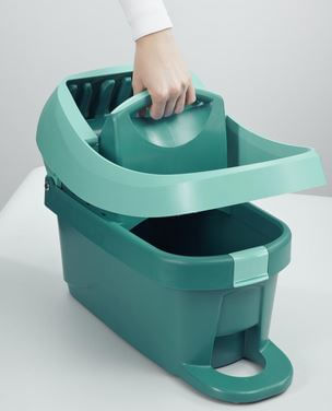 Leifheit-Profi-XL--Secchio-Lavapavimenti-con-Strizzatore-e-Ruote
