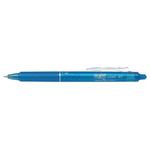 Pilot Frixion Clicker Penna Gel Cancellabile Retrattile - Punta a Sfera 0.7mm - Linea 0.4mm - Impugnatura Ergonomica - Colore Azzurro