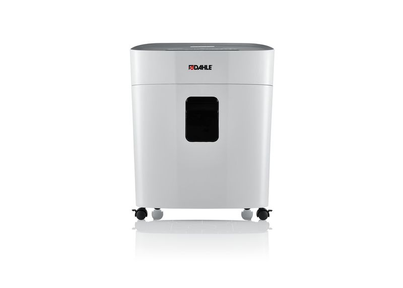 Distruggidocumenti-manuale-Dahle-PaperSAFE-260-25L-con-ruote---Distrugge-fino-a-12-fogli---Taglio-di-particelle---Adatto-per-carta-biglietti-CD