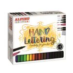 Alpino Alpine Color Experience Kit Lettere a mano con 30 unità - Include 1 Punta Super Punta Bruste