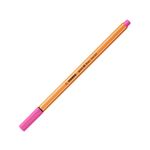 Punto-di-stabolo-88-Marker-di-punta-in-fibra-fine---linea-da-04-mm---base-dell-acqua---colore-rosa-neon