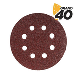 Blim Confezione da 10 Carte Vetrate con Velcro per Levigatrice BL0136 - 150mm - Grana 40 - Formato Circolare