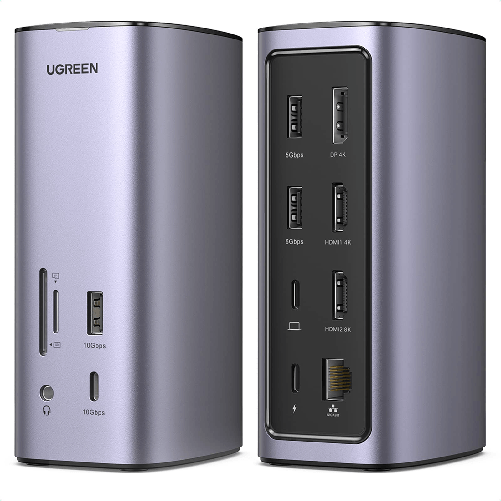 UGREEN-Docking-Station-USB-C-12-in-1-con-HDMI-e-DP-4K