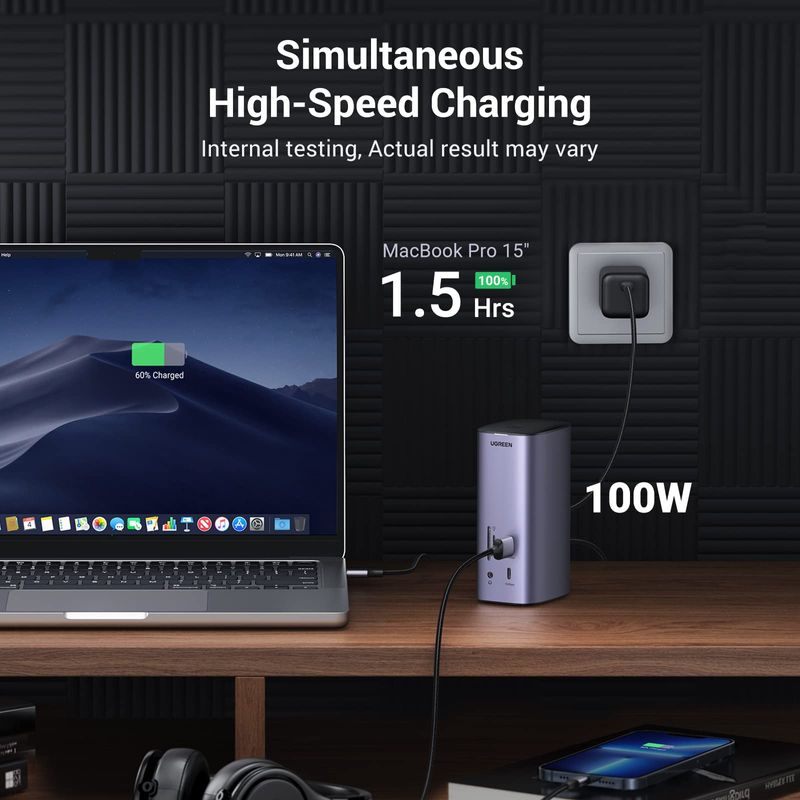 UGREEN-Docking-Station-USB-C-12-in-1-con-HDMI-e-DP-4K