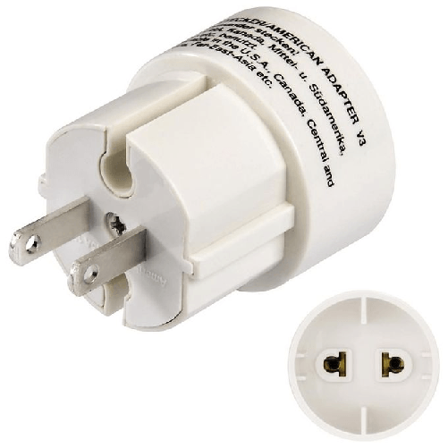 Hama-American-Plug-adattatore-e-invertitore-Bianco