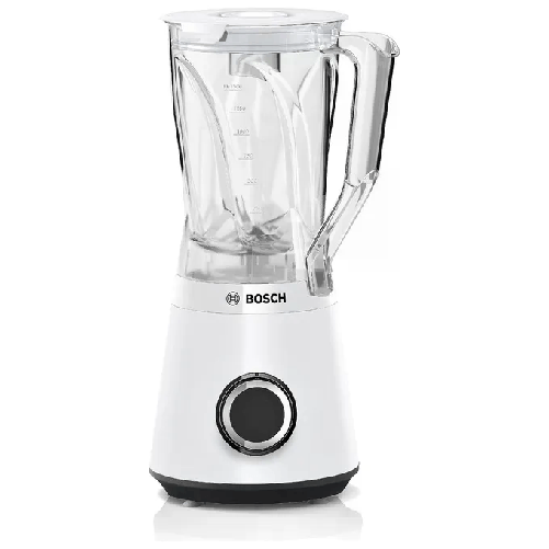 Bosch MMB6141W Frullatore con Bicchiere Capacita' 1.5 Litri Potenza 1200 Watt 2 Velocita' colore Bianco