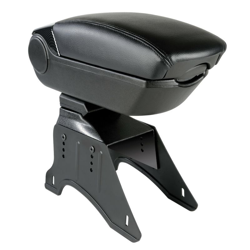 Premium-bracciolo-3-funzioni-con-doppio-sistema-di-fissaggio-e-connessione-USB-12V---Carbon-Look