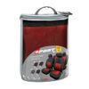 Sport-set-fodere-coordinate-in-jacquard---Rosso-Nero
